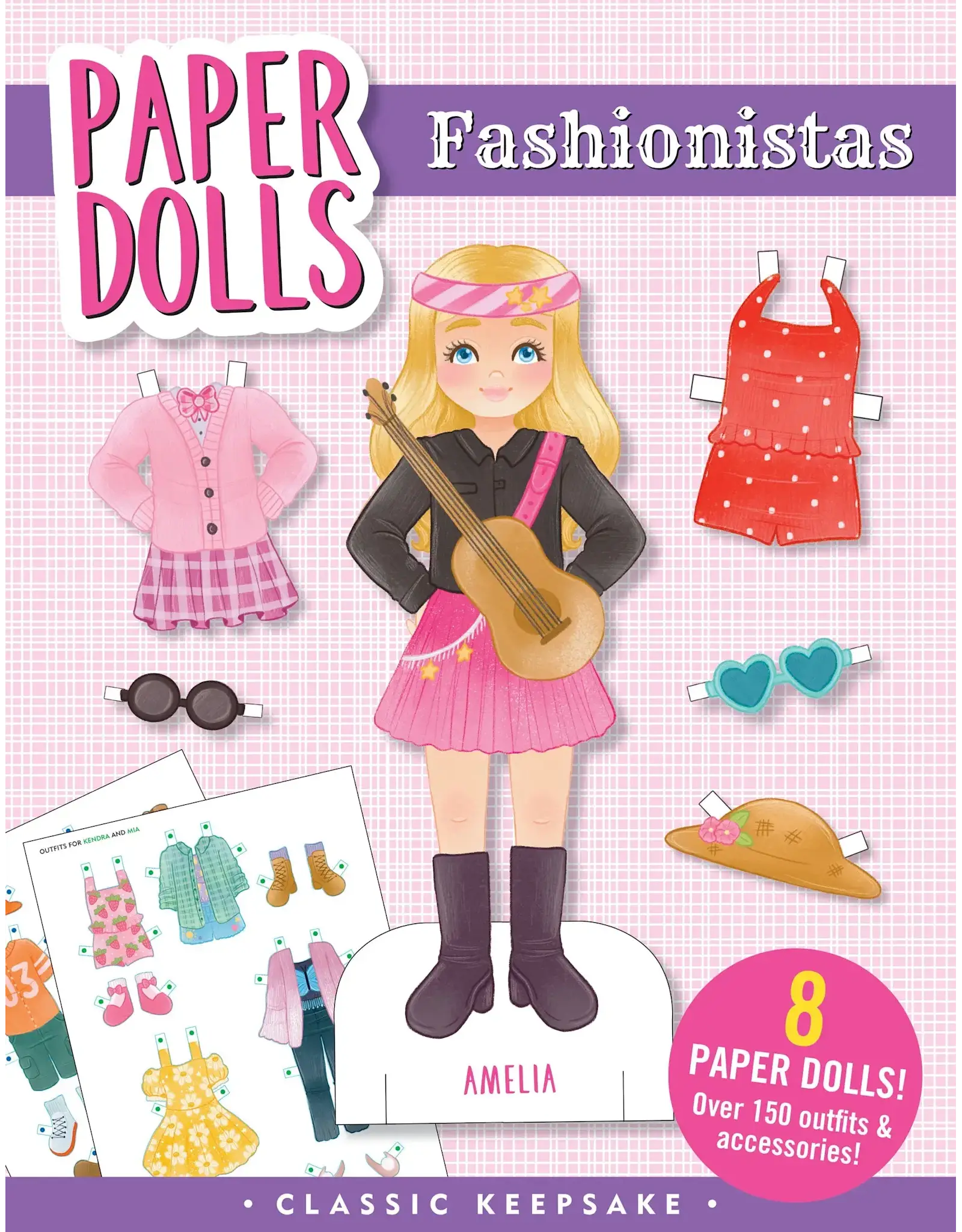 Peter Pauper Press Classic Keepsake Paper Dolls - Fashionistas