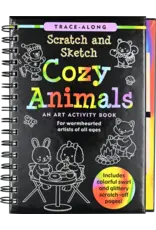 Peter Pauper Press Scratch and Sketch Cozy Animals
