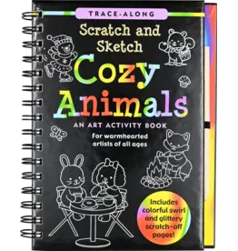 Peter Pauper Press Scratch & Sketch Cozy Animals
