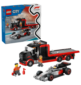 Lego F1 Display Truck with Audi F1 Race Car