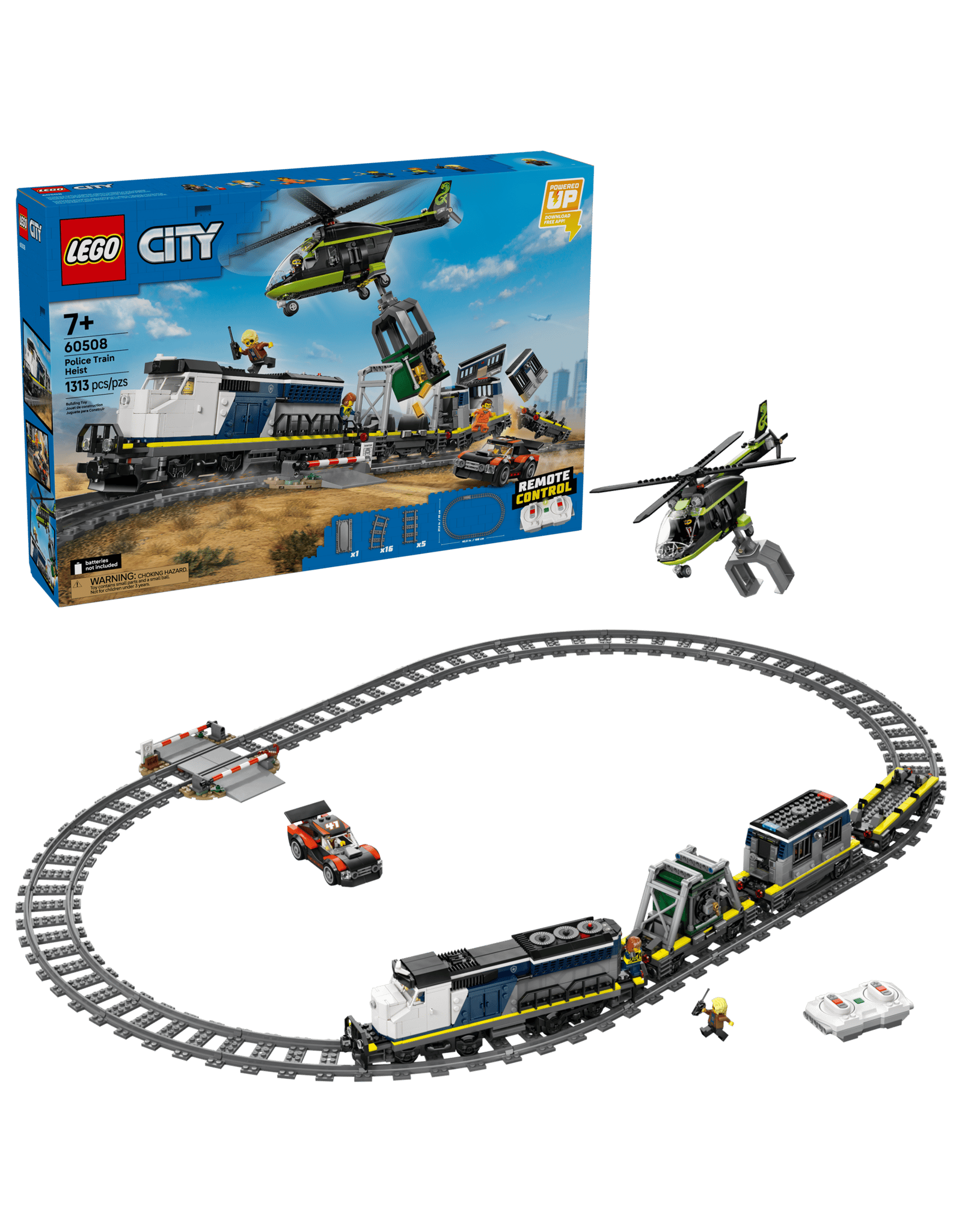 Lego Police Train Heist