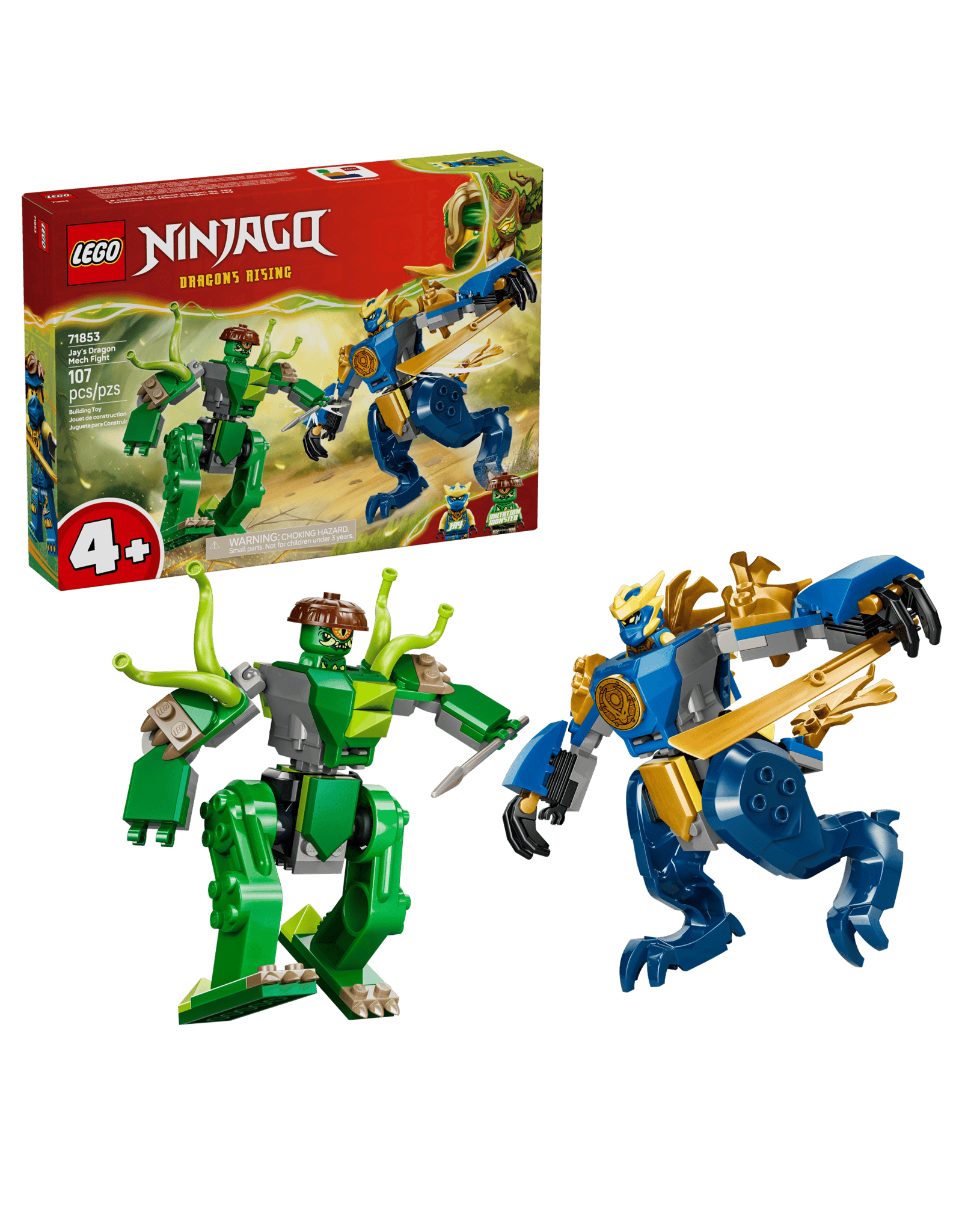 Lego Jay's Dragon Mech Fight