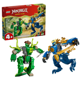 Lego Jay's Dragon Mech Fight