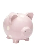 Pink with White Polka Dots Piggy Bank
