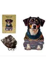 Wooden Dog Sweater Puzzle Set