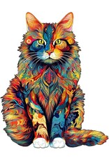 Wooden Cat Puzzle Set