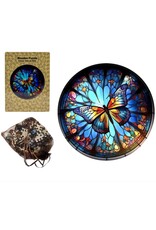 Wooden Round Butterfly Puzzle Set