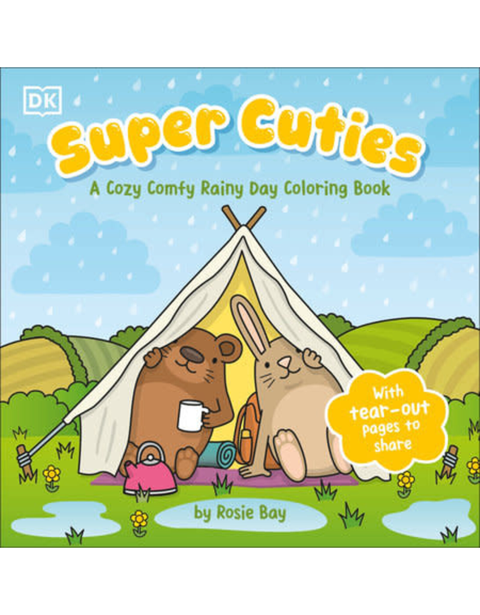Super Cuties: A Cozy Comfy Rainy Day Coloring Book
