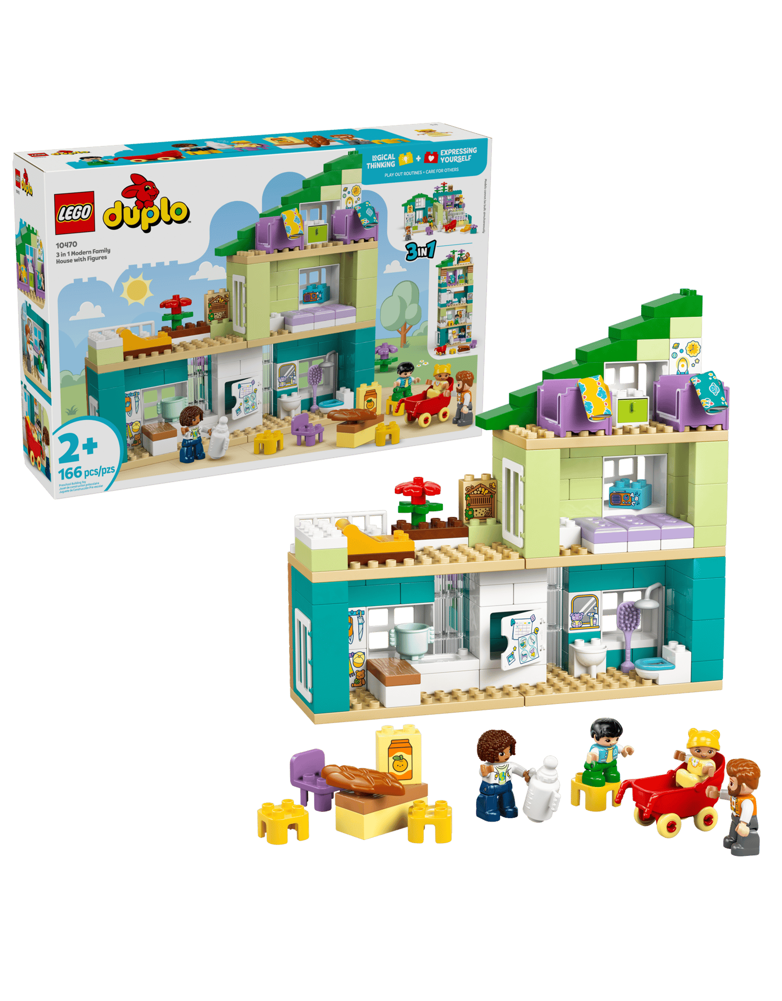 Lego 3 in 1 Modern Family House with Figures