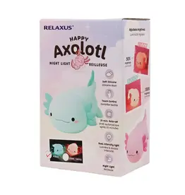 Happy Axolotl Night Light - Pink