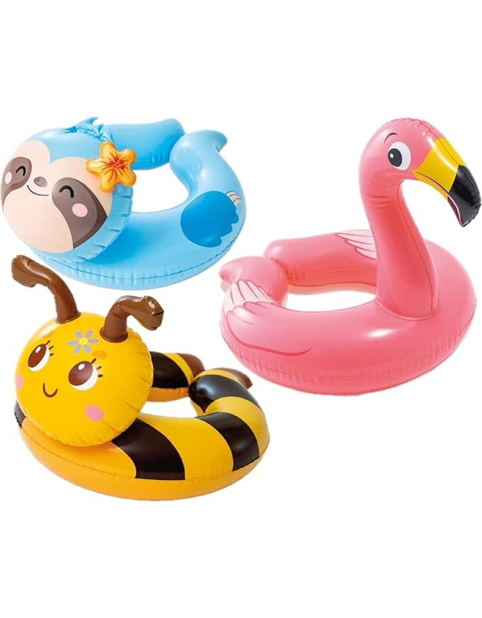 Animal Split Swim Rings, Age 3-6 Assorted