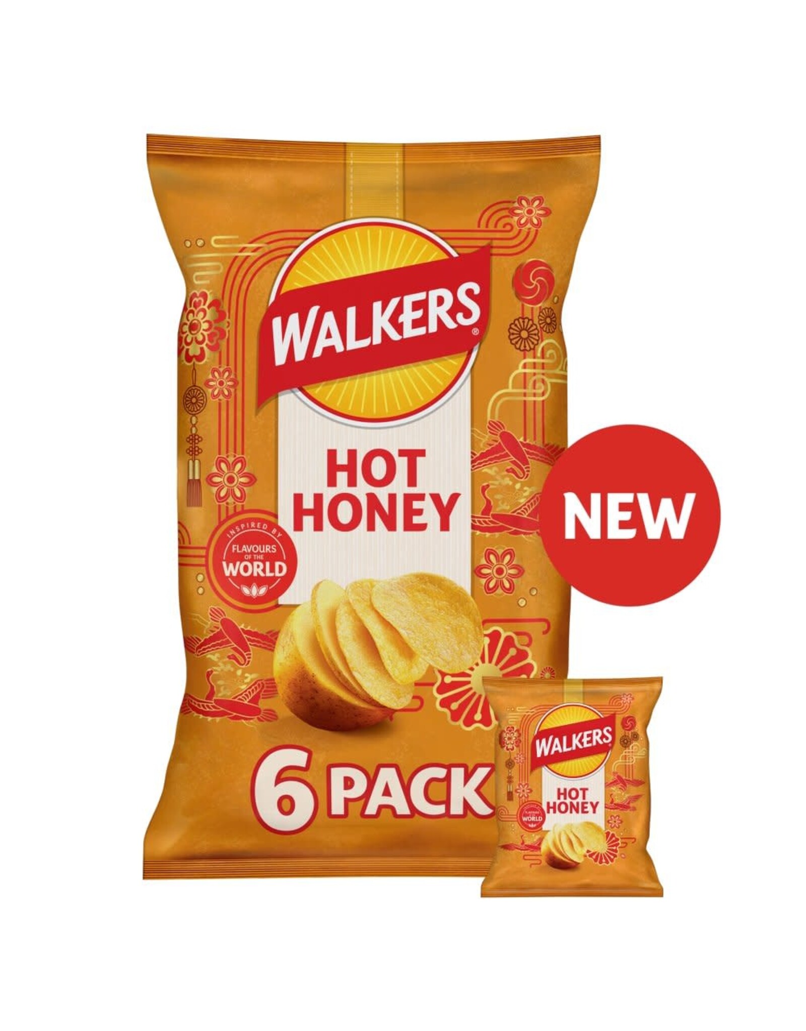 Walkers Walkers MultiPack 6pk - Hot Honey CLEARANCE