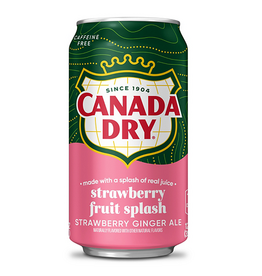 Canada Dry Strawberry Fruit Splash Ginger Ale