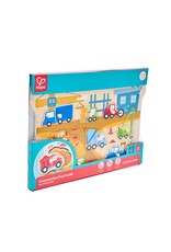 Hape Hape Construction Vehicles Peg Puzzle