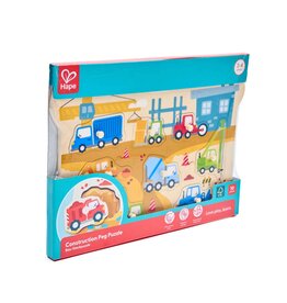 Hape Hape Construction Vehicles Peg Puzzle
