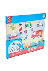 Hape Hape Emergency Vehicles Peg Puzzle