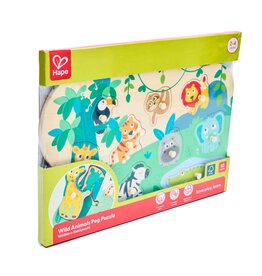 Hape Hape Wild Animals Peg Puzzle