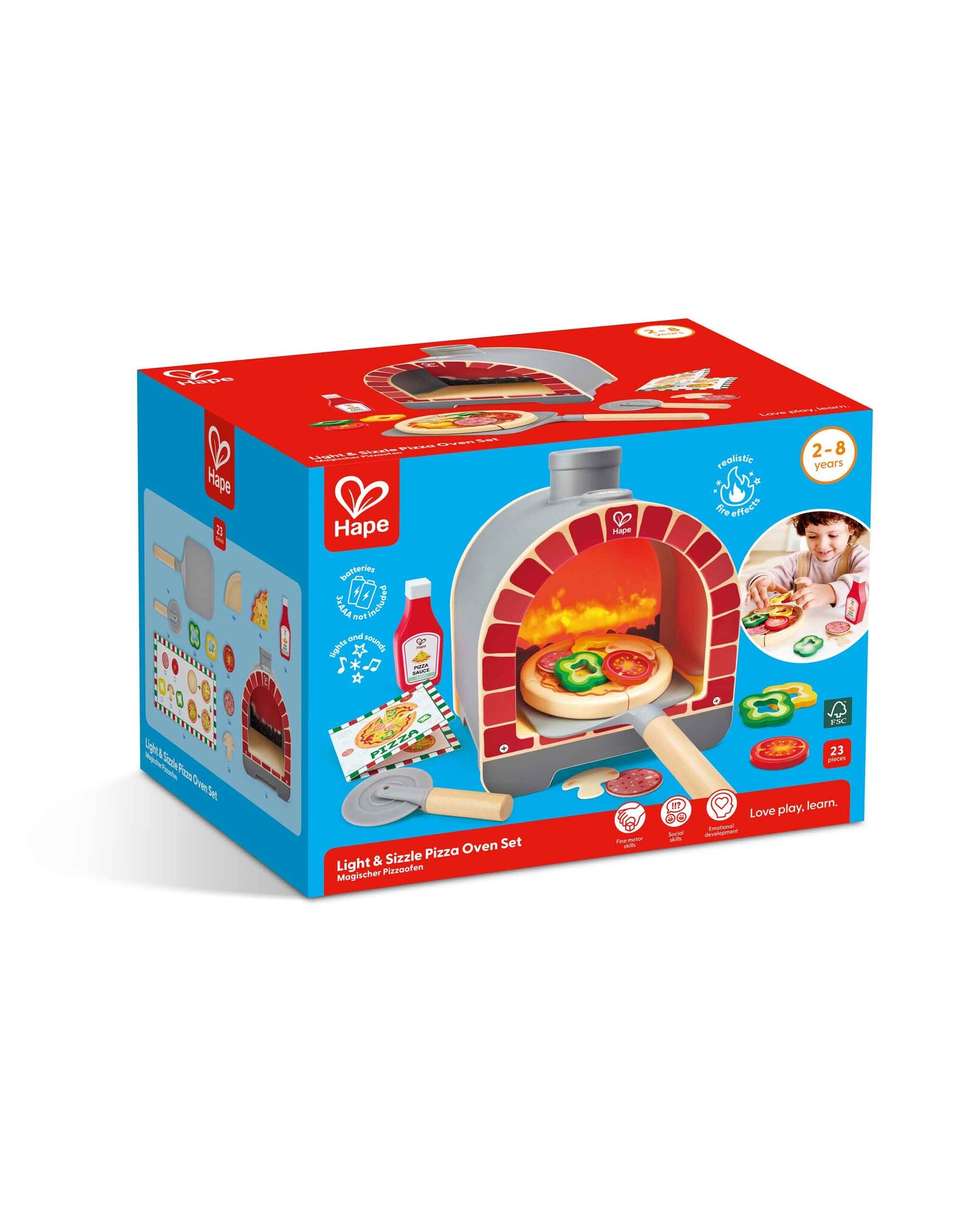 Hape Hape Light & Sizzle Pizza Oven Set