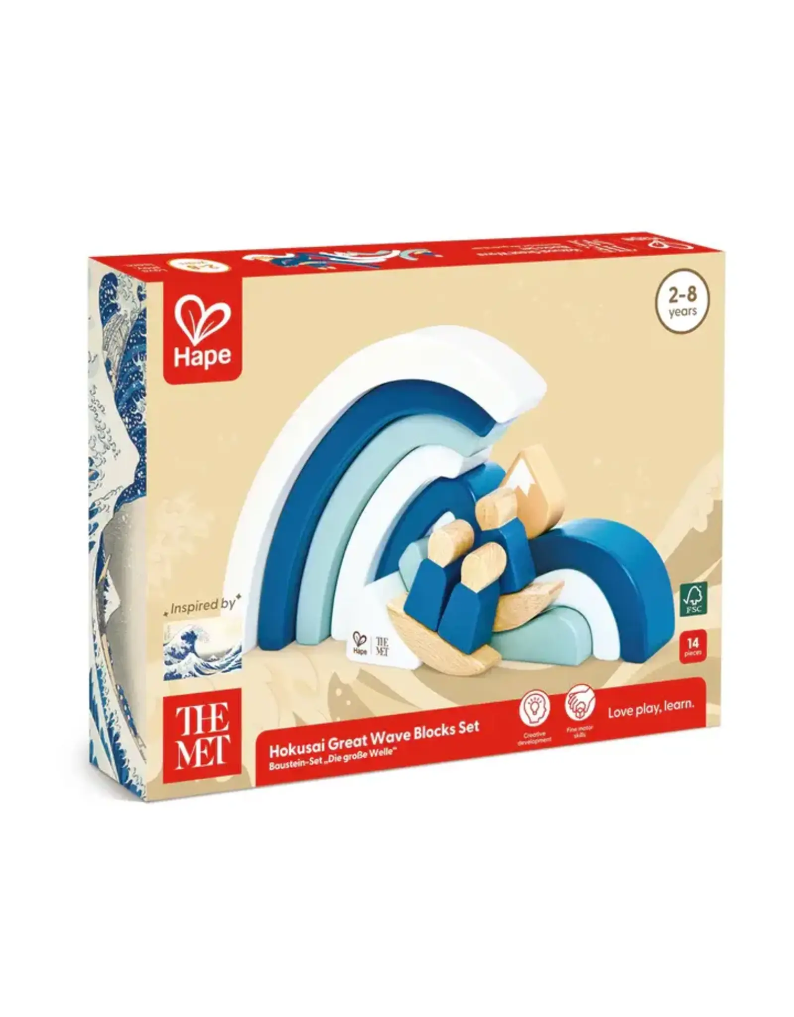 Hape Hape Hokusai Great Wave Blocks Set
