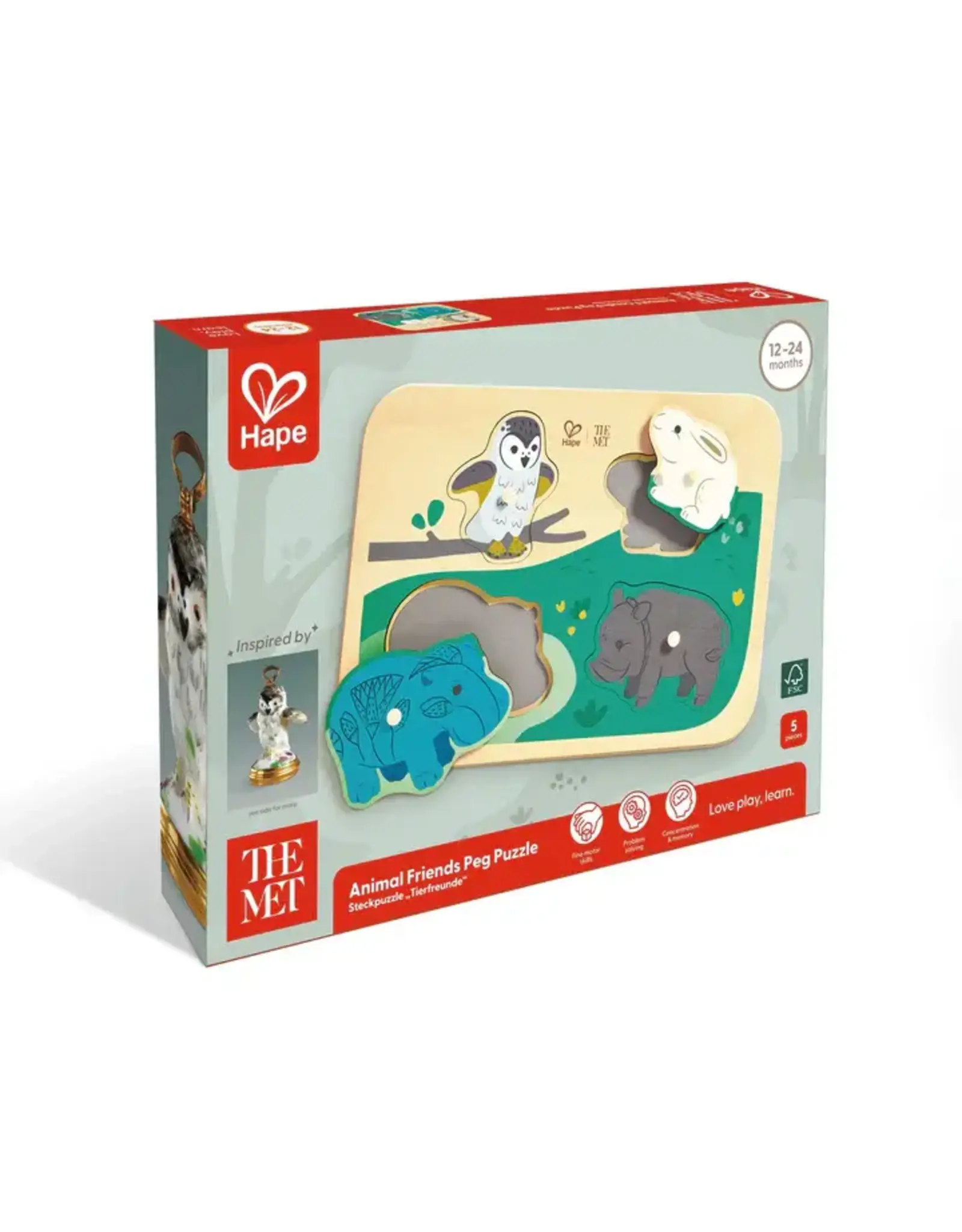 Hape Hape Animal Friends Peg Puzzle