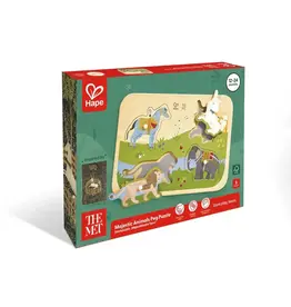 Hape Hape Majestic Animals Peg Puzzle