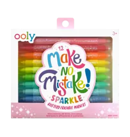 Ooly Make No Mistake! Glitter Markers - Set of 12