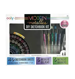 Ooly Modern Metallics: D.I.Y. Sketchbook Kit