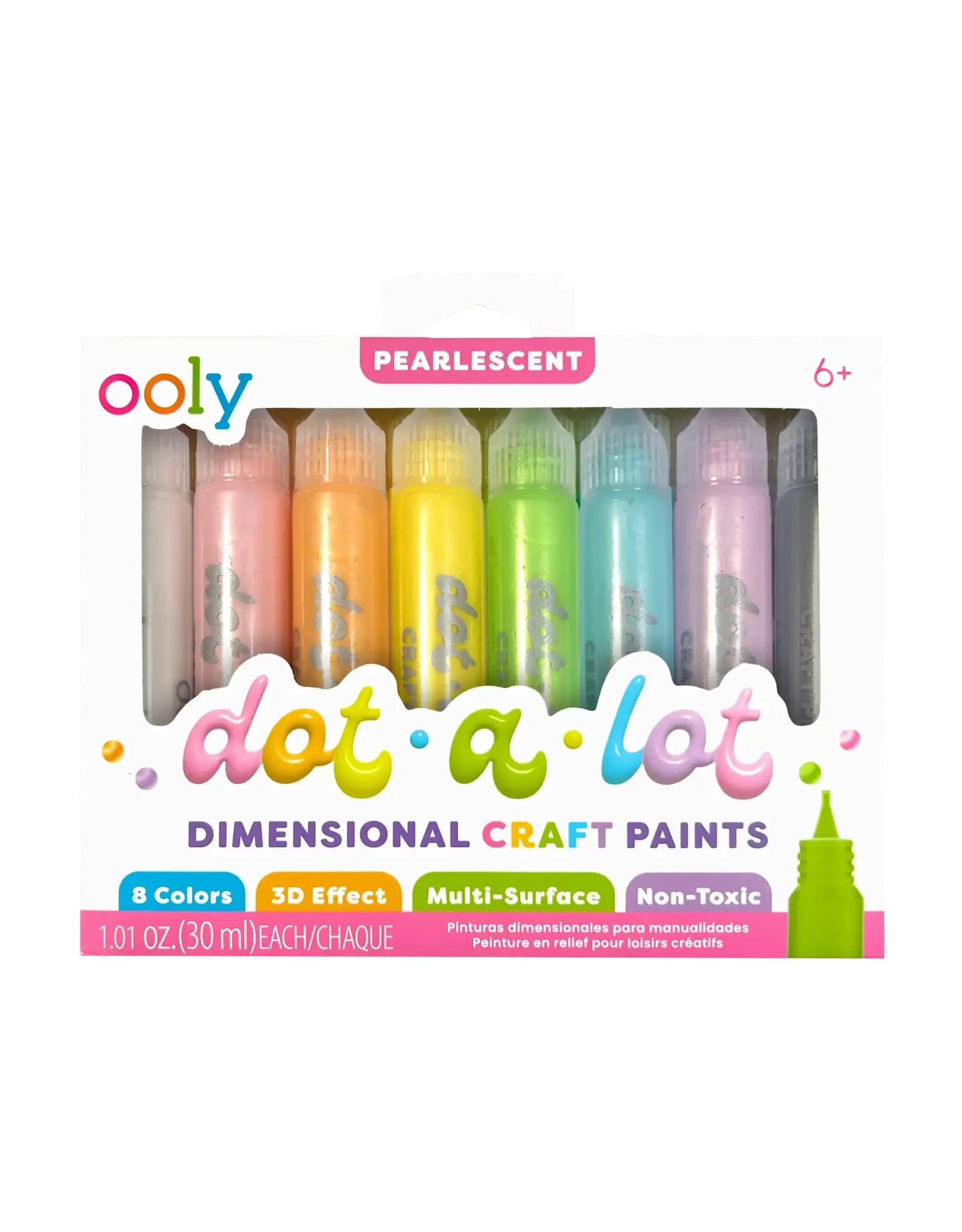 Ooly Dot-A-Lot: Dimensional Craft Paint - Pearlescent