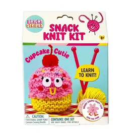 Bright Stripes Snack Knit Kit - Cupcake Cutie