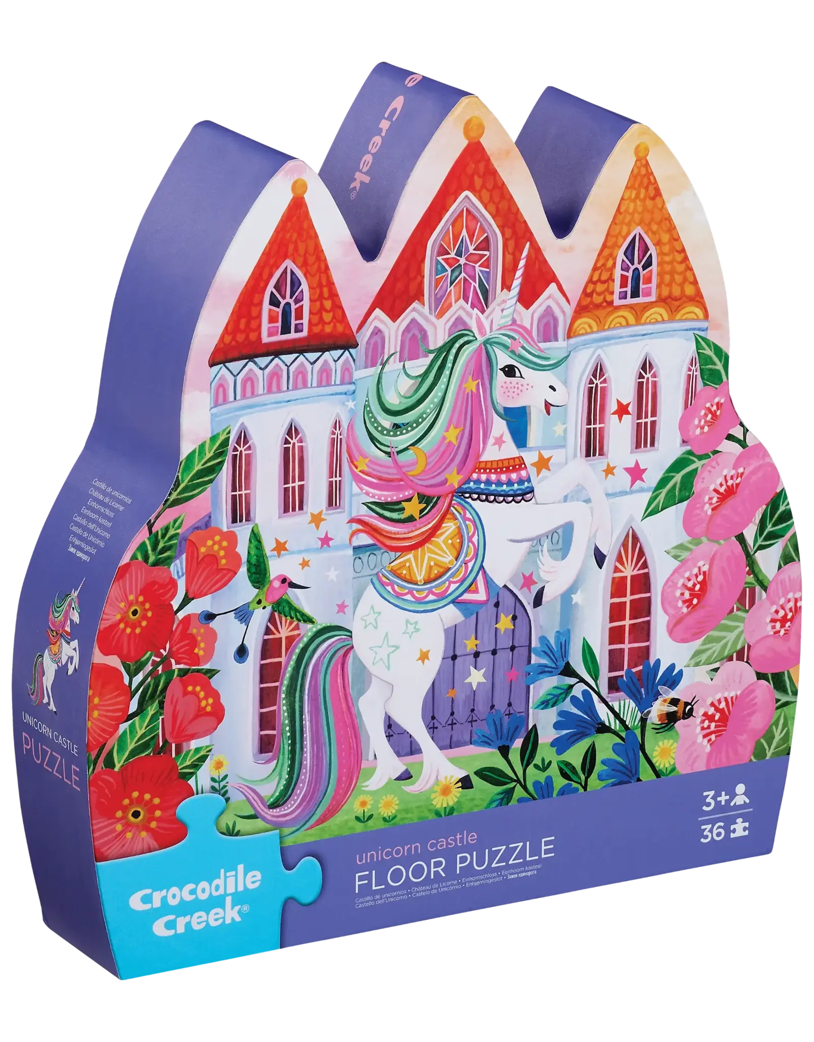 Crocodile Creek Unicorn Castle 36pc Floor Puzzle