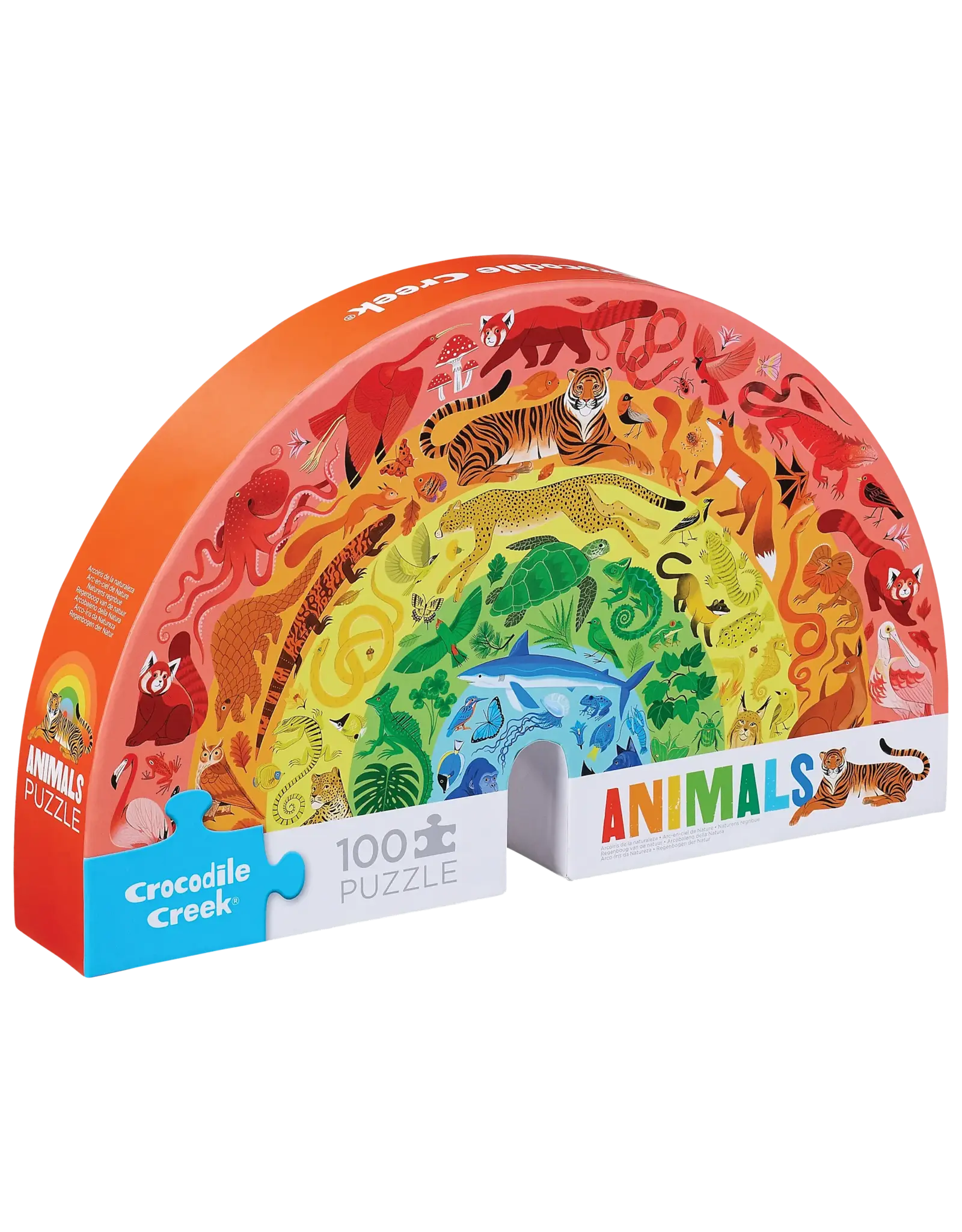 Crocodile Creek Rainbow Animals 100pc