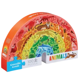 Crocodile Creek Rainbow Animals 100pc