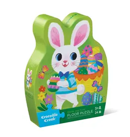 Crocodile Creek Easter Egg Hunt 24pc Shaped Box Floor Puzzle