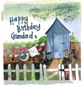 Alex Clark Art Grandad Garden Hut Birthday Card