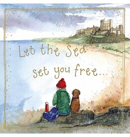 Alex Clark Art Let The Sea Set You Free Card