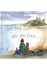 Alex Clark Art Let The Sea Set You Free Card