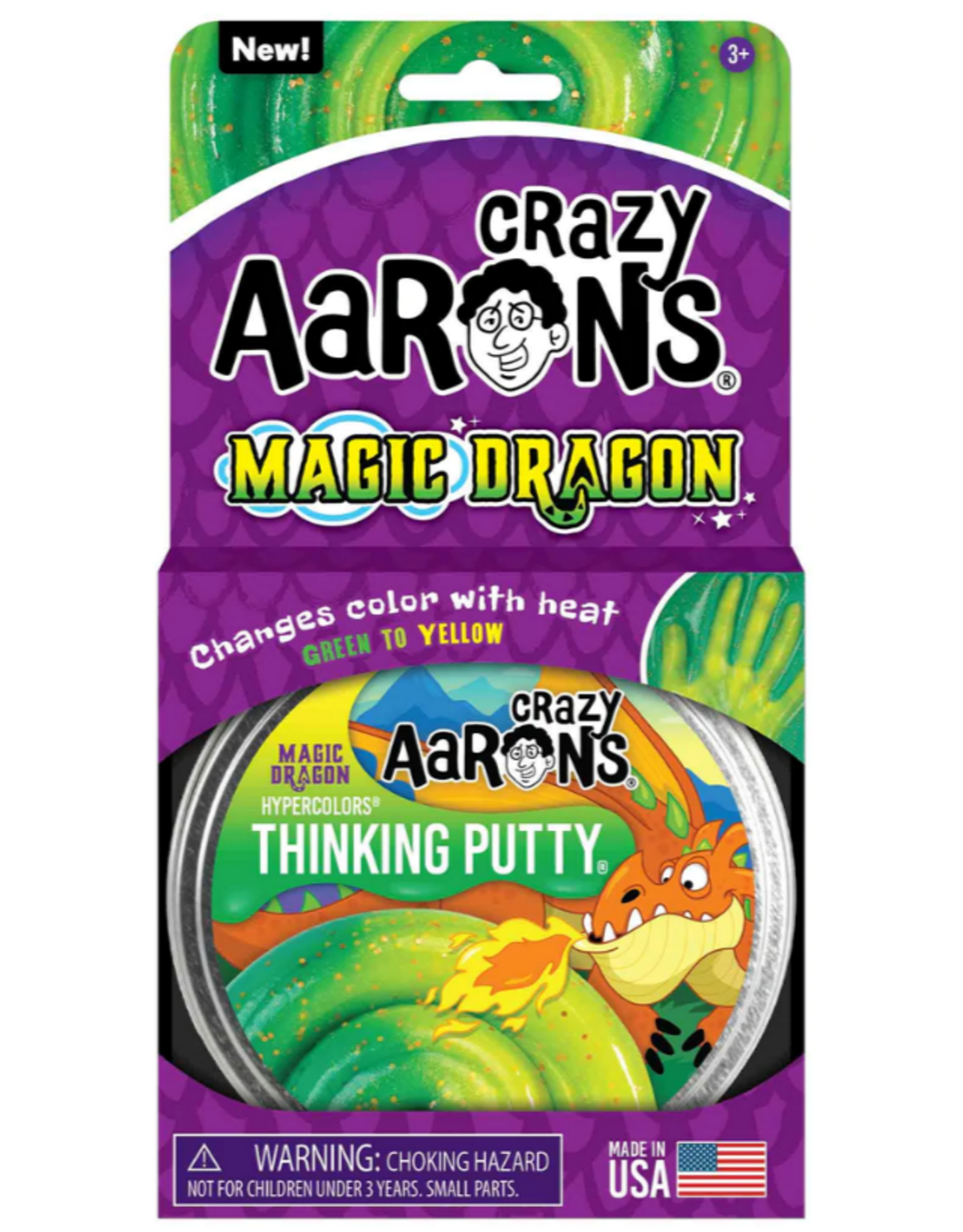 Crazy Aaron's Crazy Aaron's 4" Tin Magic Dragon - Hypercolour