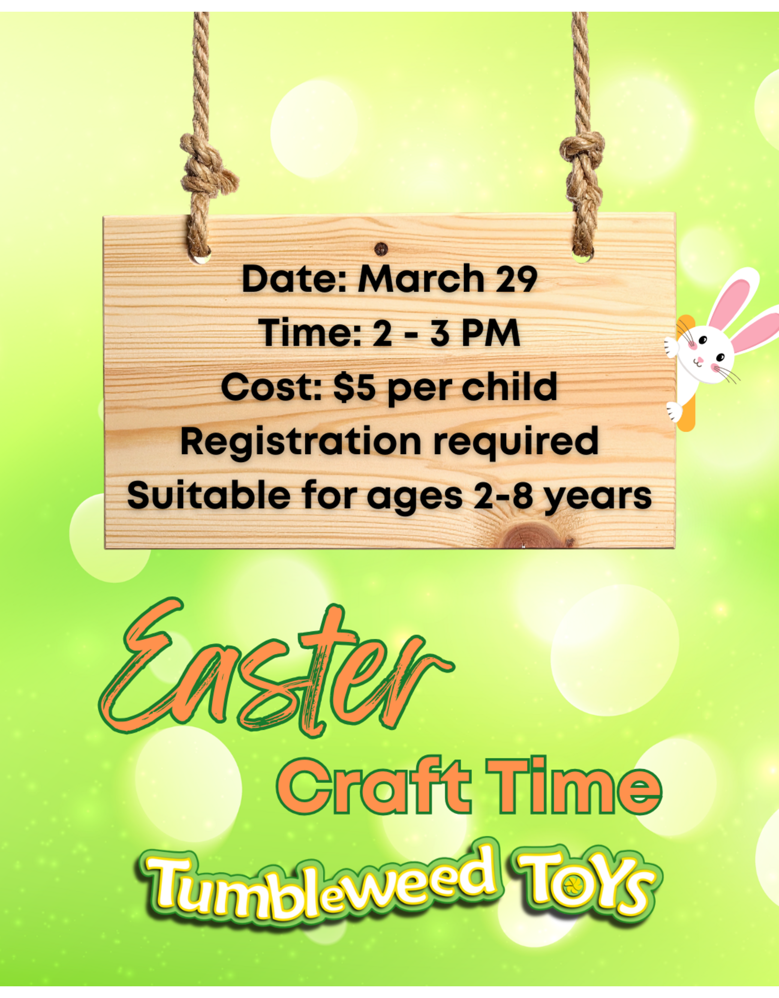 Easter Craft Time - March 29 2026