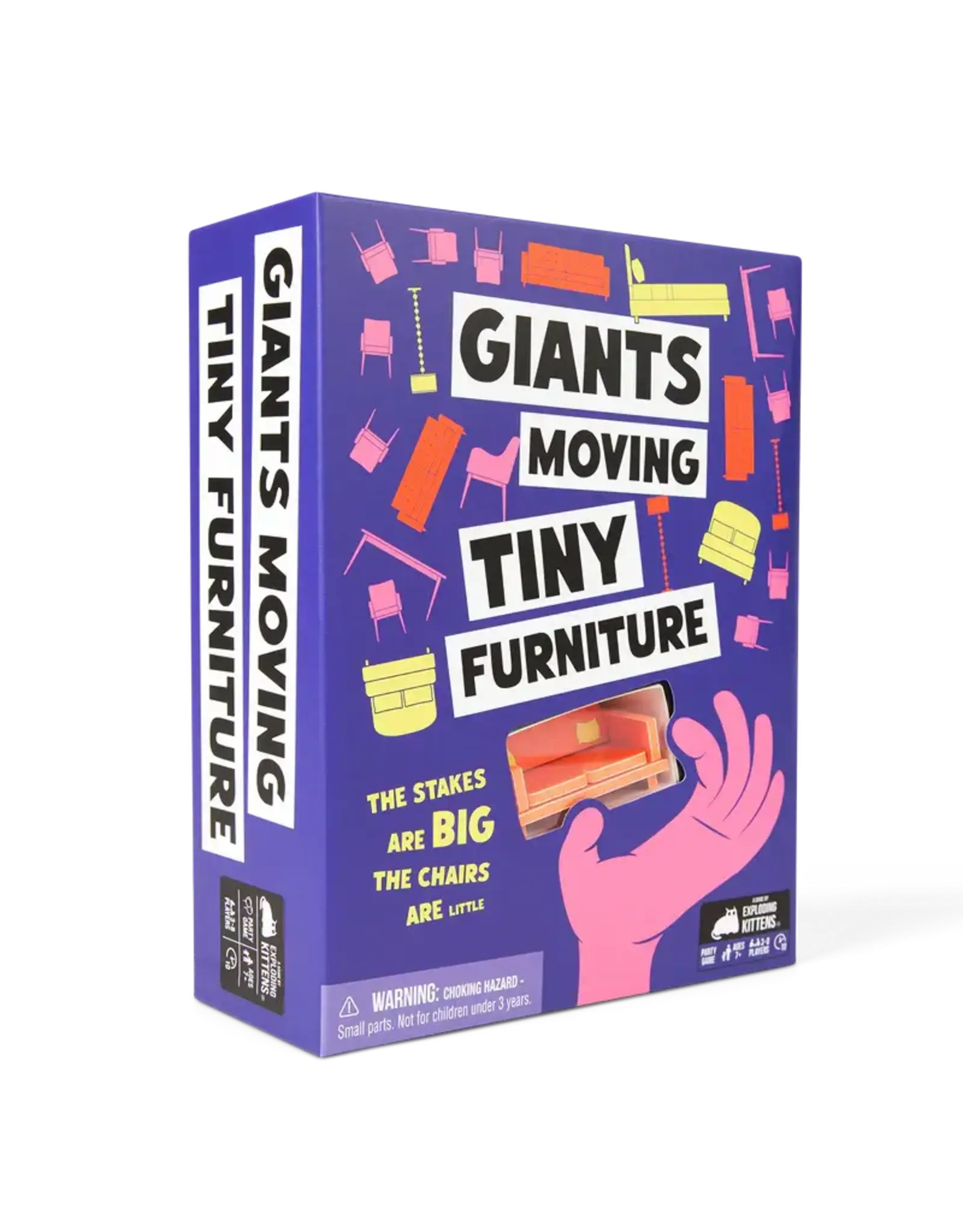 Exploding Kittens Giants Moving Tiny Furniture