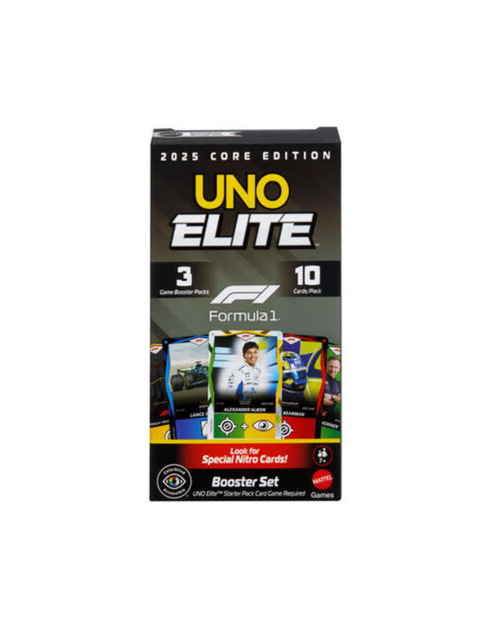 Mattel UNO - Elite F1 Core Edition Booster Pack