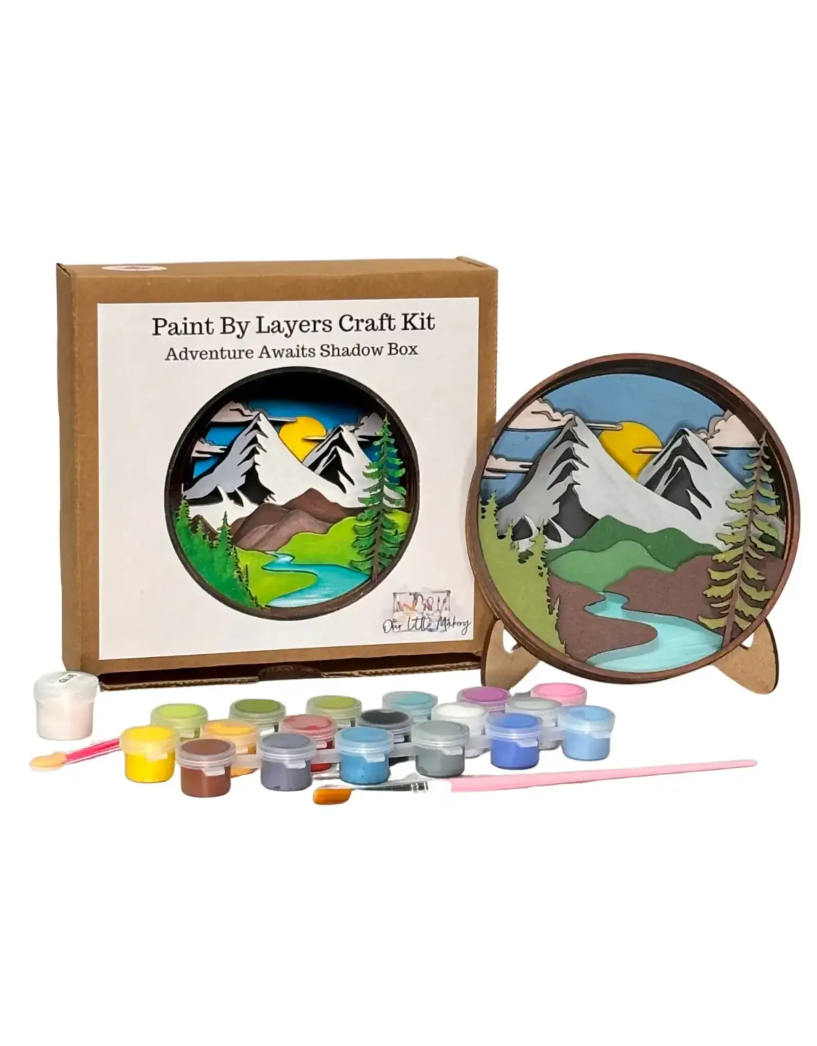 Our Little Makery Adventure Awaits Shadow Box Kit