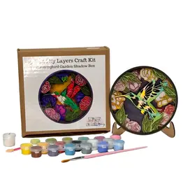 Hummingbird Garden Shadow Box Kit