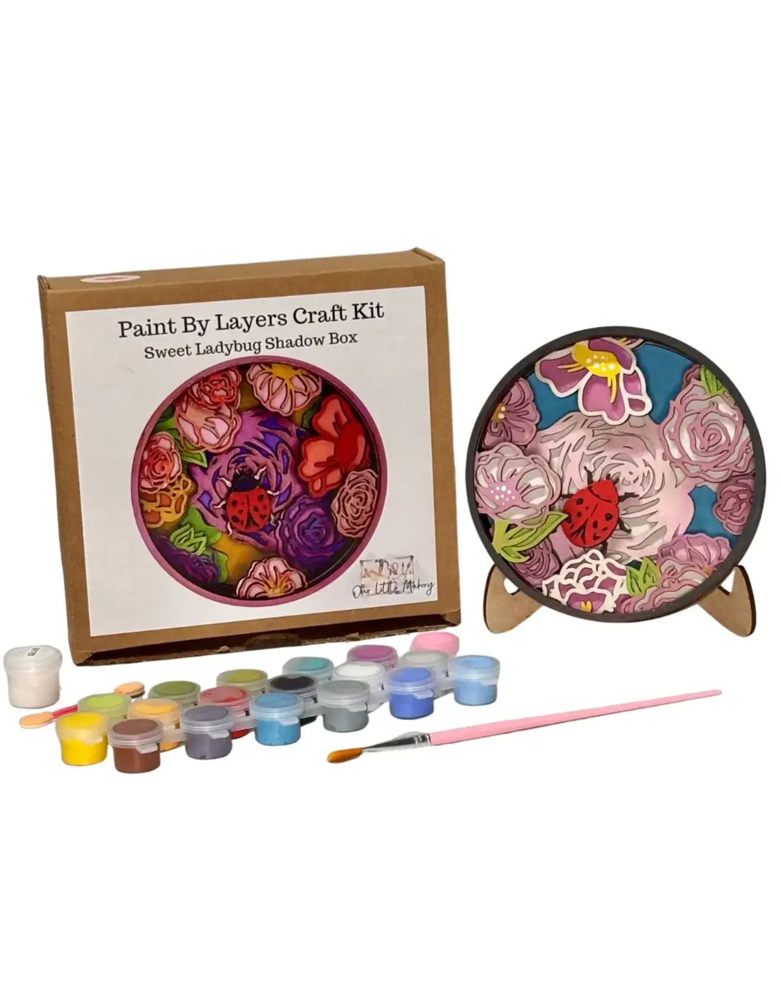 Sweet Ladybug Shadow Box Kit