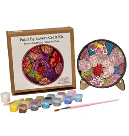 Sweet Ladybug Shadow Box Kit