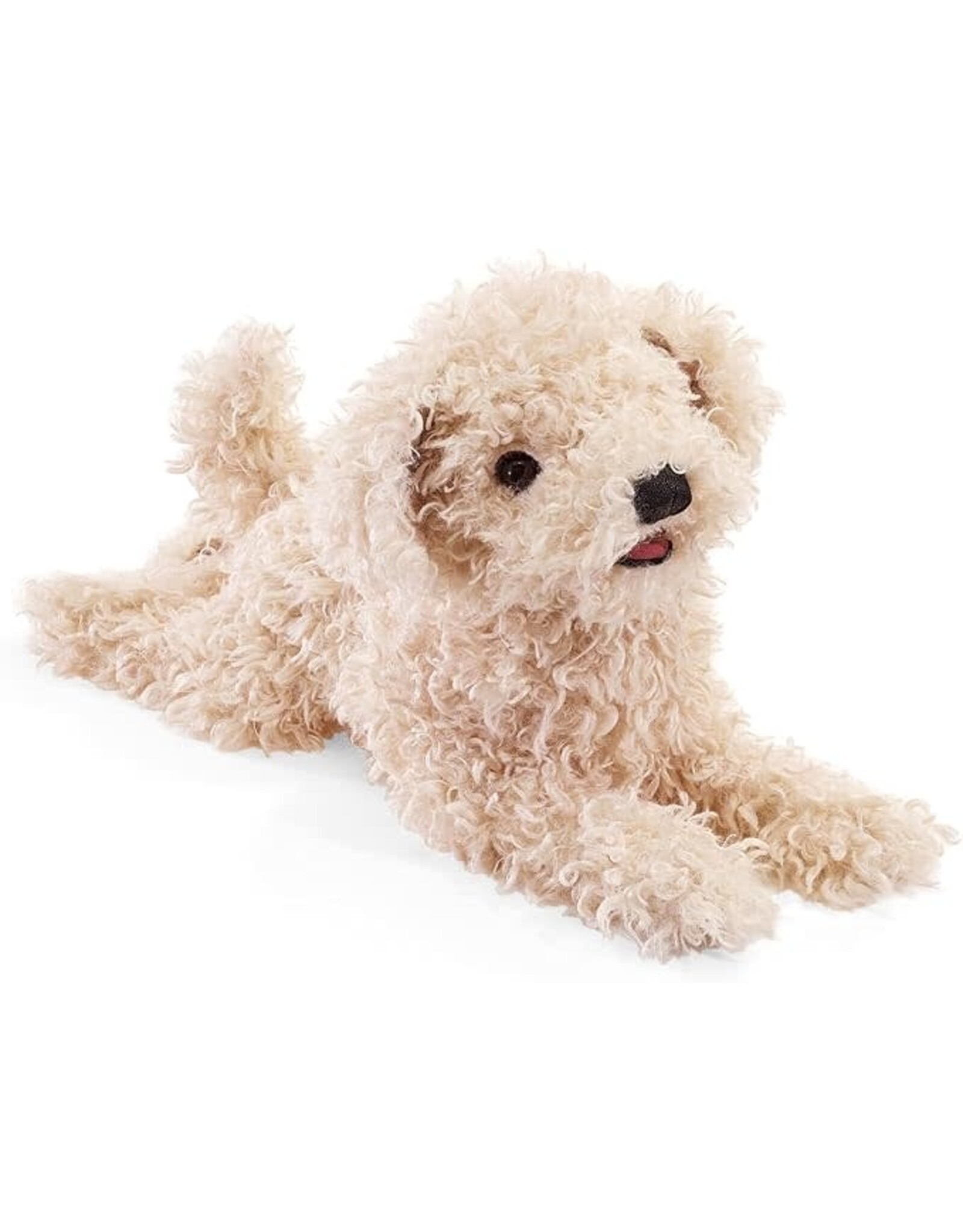 Folkmanis White Poodle Puppy Puppet