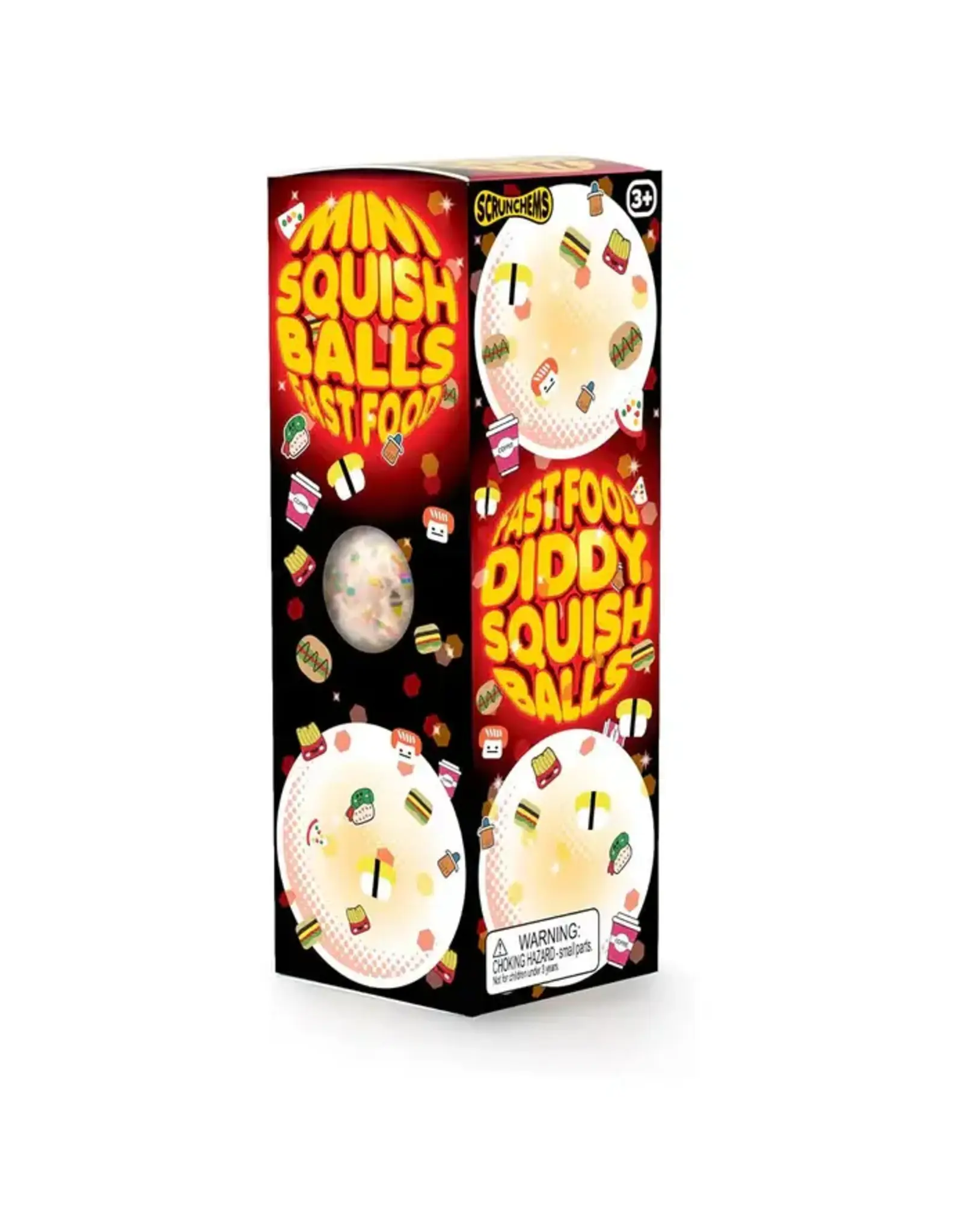 Scrunchems Fast Food Diddy Squish Ball