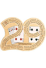 Cribbage Board - Large "29" 3 Natural Color Track