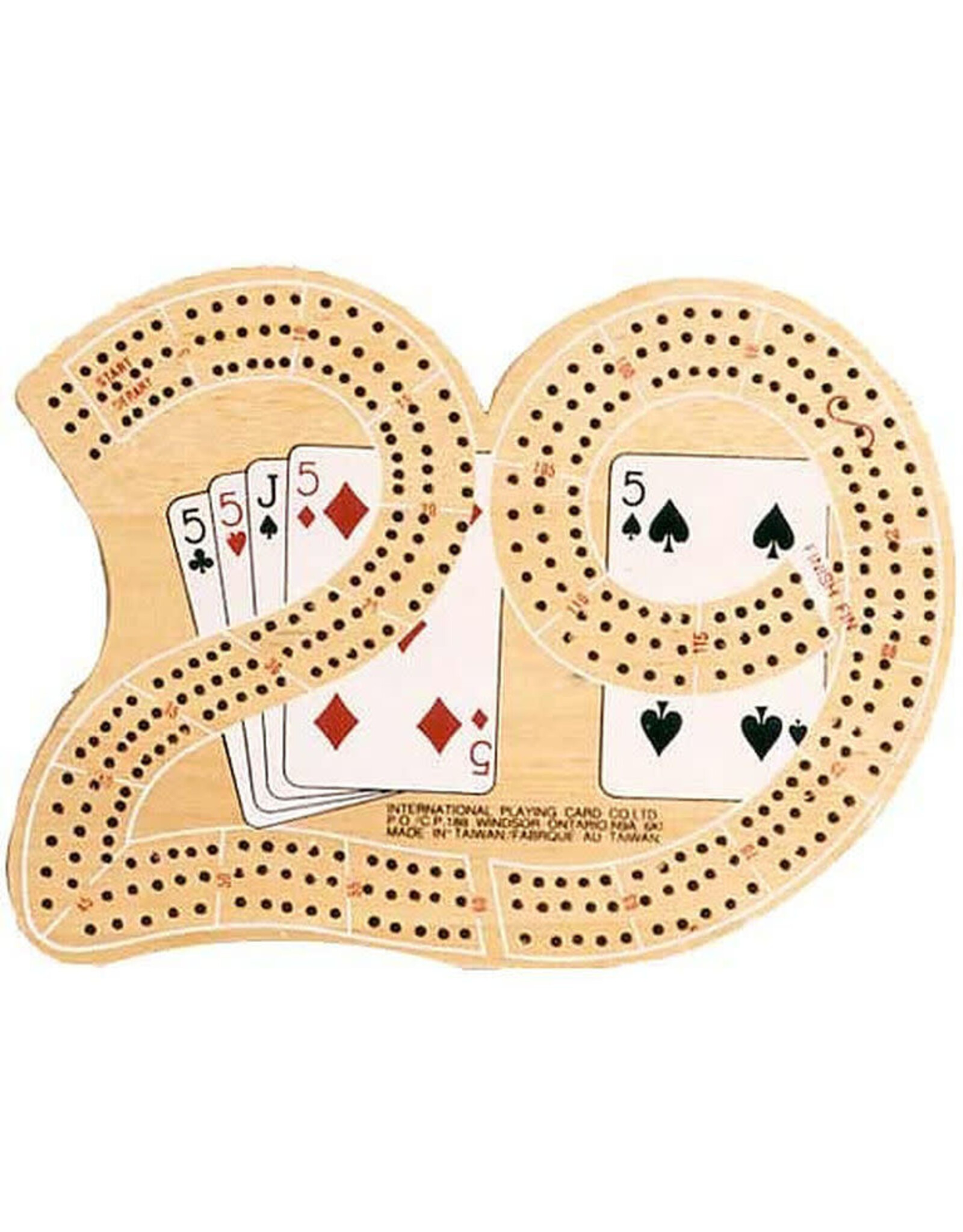 Cribbage Board - Large "29" 3 Natural Color Track