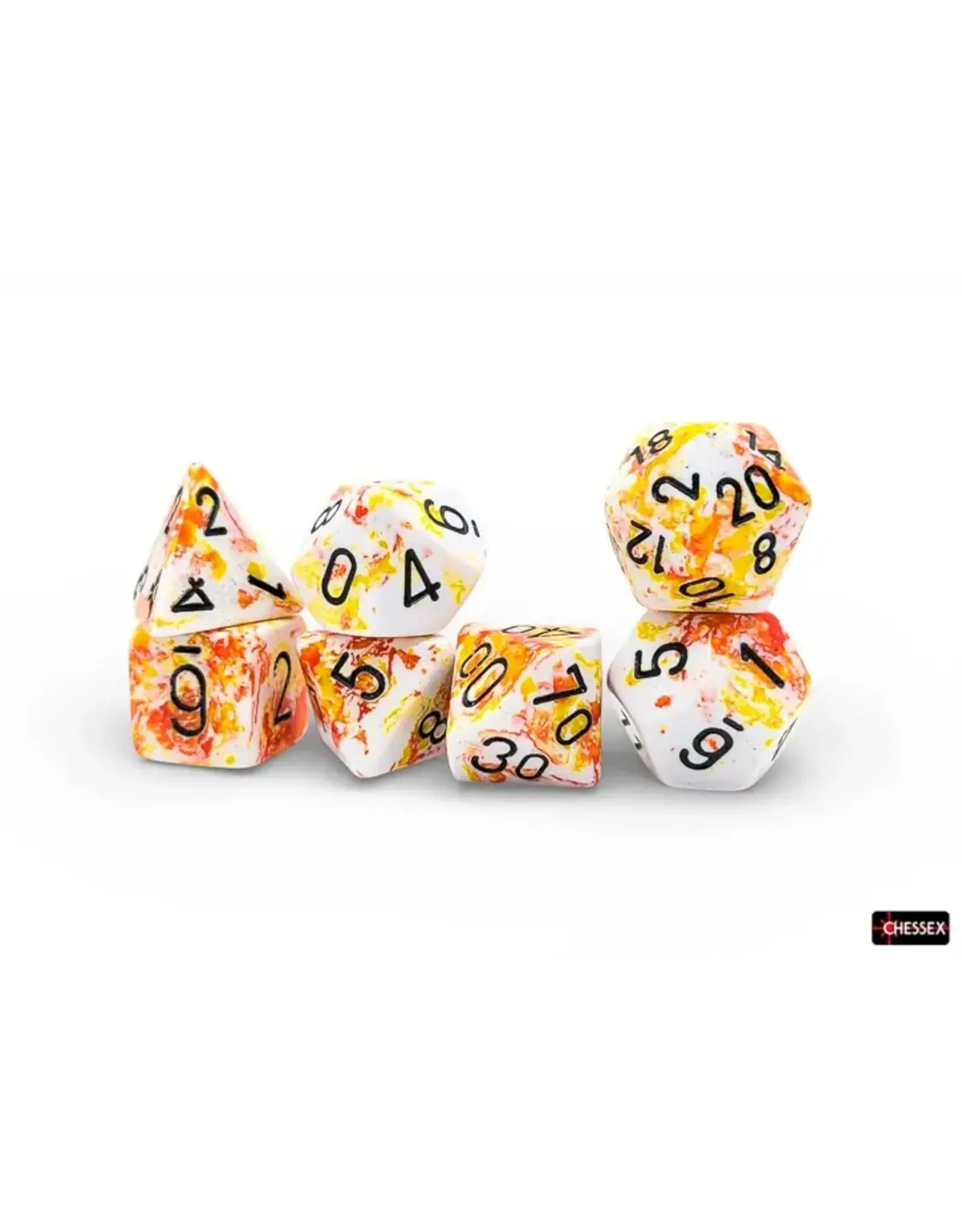 Brush 7-Die Set Polyhedral Sunrise/Black