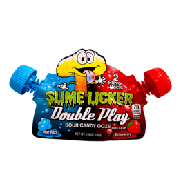 Toxic Waste Slime Licker - DOUBLE PLAY - Blue Razz & Strawberry